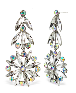 Retro Stone Statement Earrings