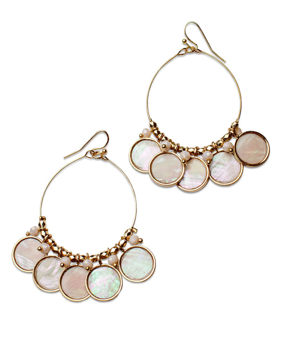 Mother of Pearl Drop Earring