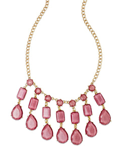 Pink Drop Necklace