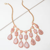 Pink Drop Necklace